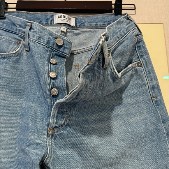 High rise AGOLDE jeans. Organic, recycled cotton. - Picture 2 of 4